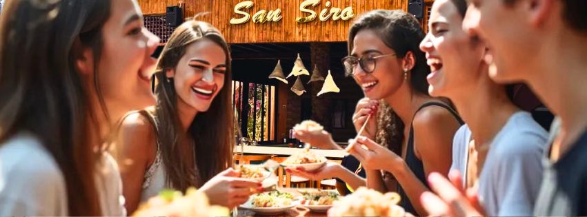 San Siro Restaurant and bar and cafe detail