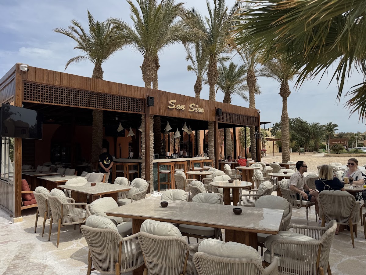 San Siro Restaurant and bar and cafe detail