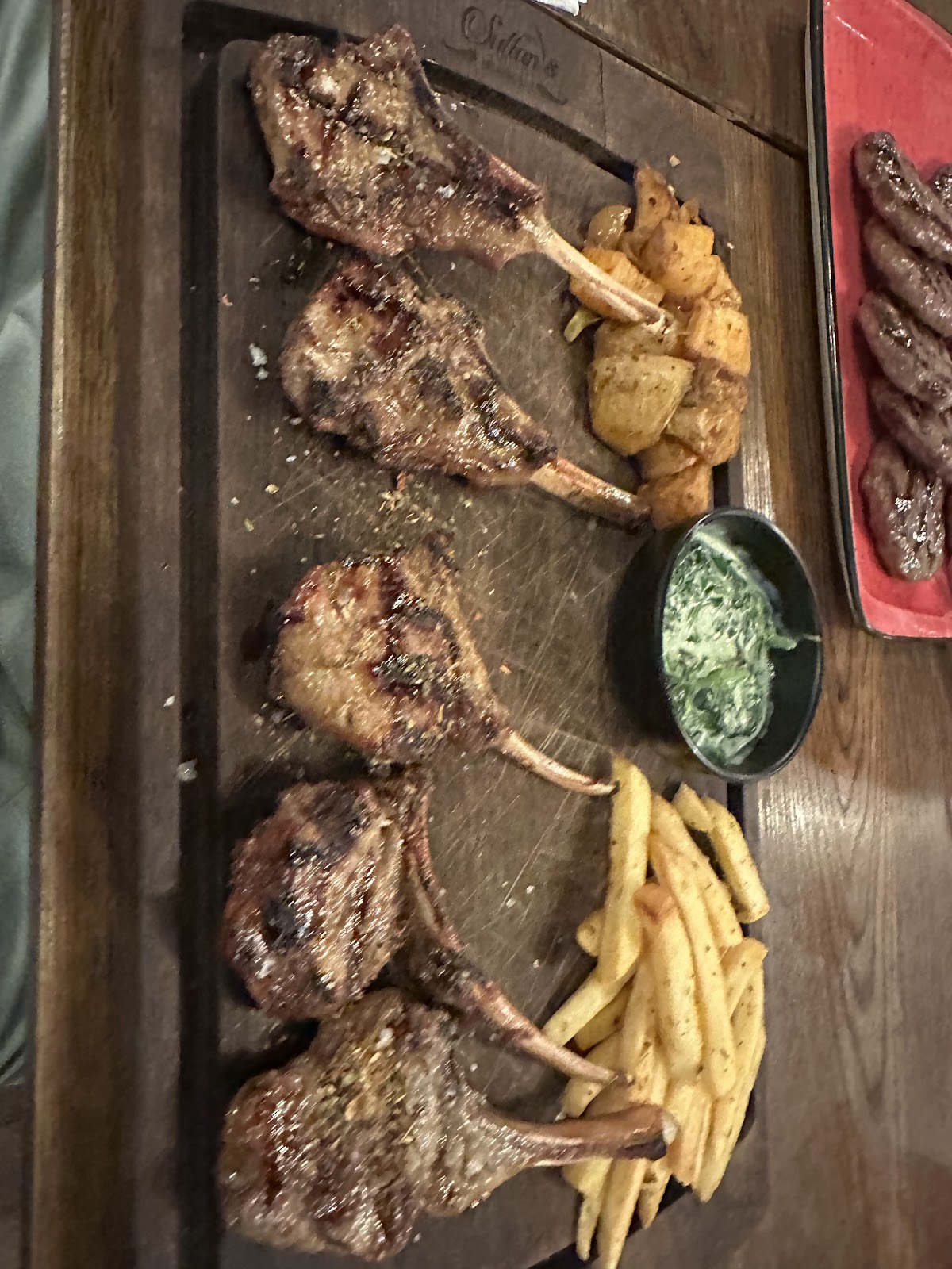 Sultan's Steakhouse detail